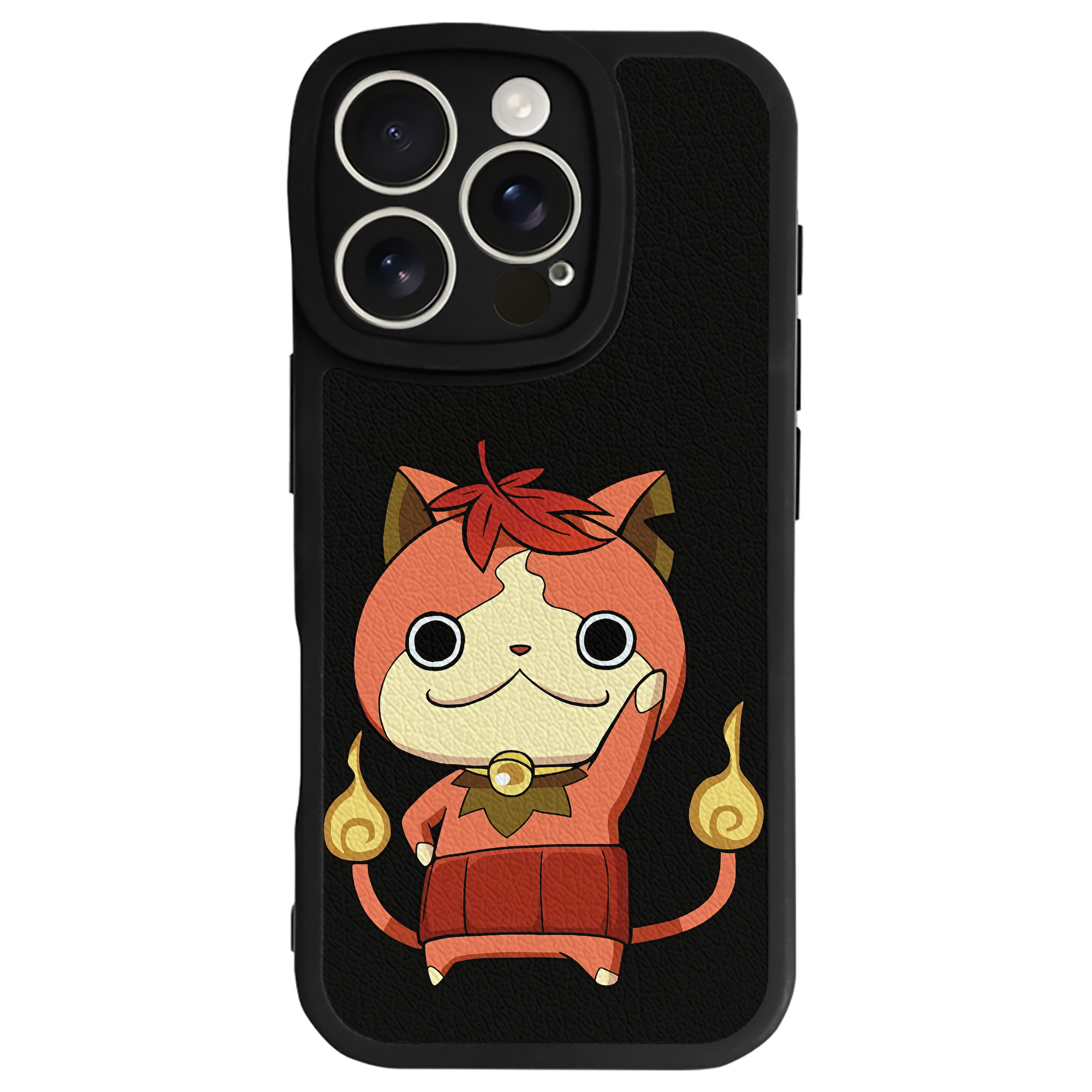 （画像用） 妖怪ウォッチ Yo-kai Watch 【iPhone 16シリーズ対応】シリコンスマホケース（レザー調） 材質：シリコン